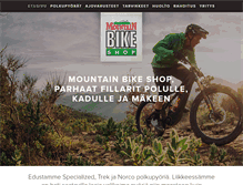 Tablet Screenshot of mountainbikeshop.fi